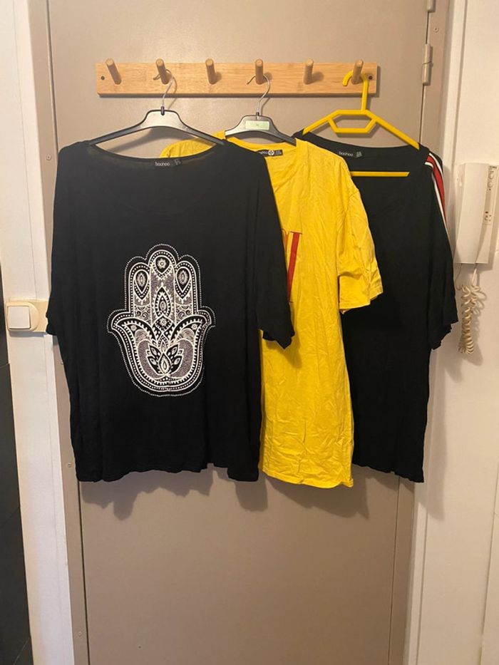 Lot de 3 t-shirt été grande taille femme - photo numéro 2