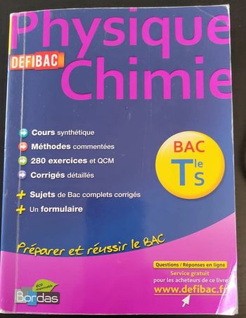 Physique-Chimie Bac TS
