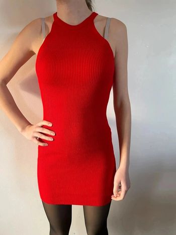 Robe rouge effet wouah