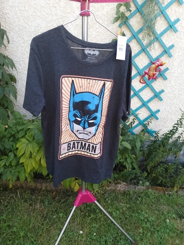 Tee-shirt Batman taille XL -polyester et coton