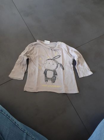 Tee-shirt manches longues Kiabi 9 mois