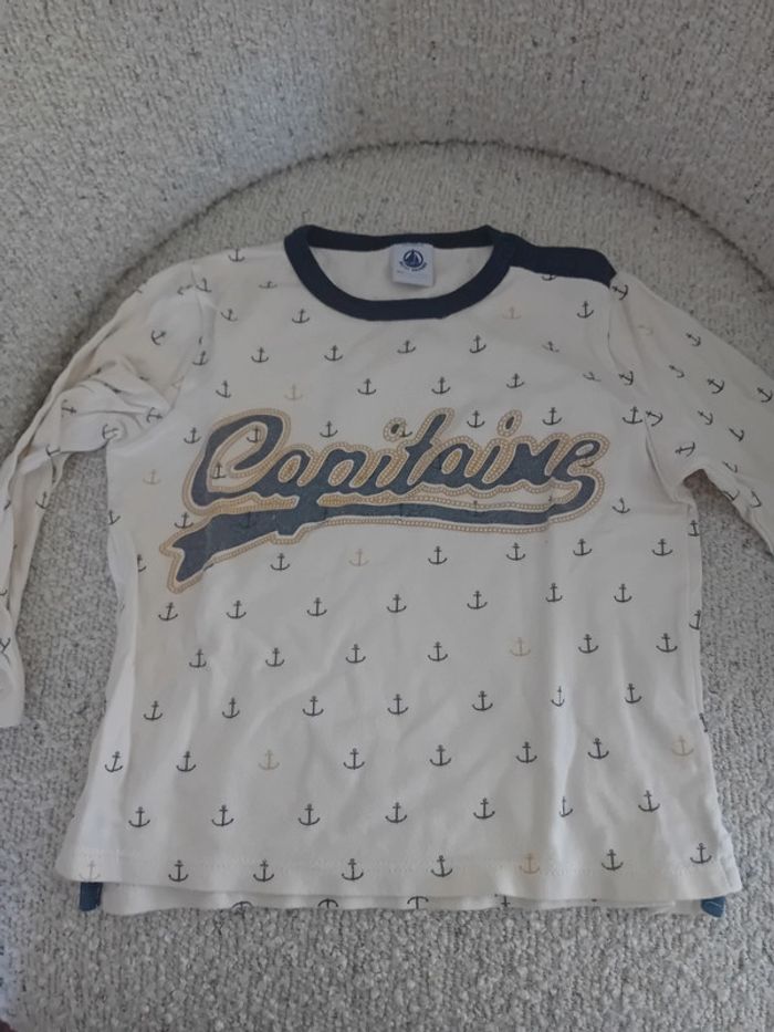 T shirt manche longue 2 ans Petit Bateau - photo numéro 2