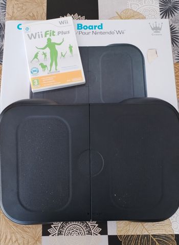 Balance Board Fitness pour Wii + jeux Wii Fit Plus