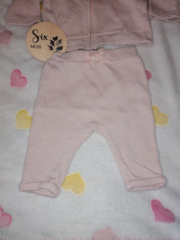 Ensemble pantalon veste kiabi 6 mois - photo numéro 2