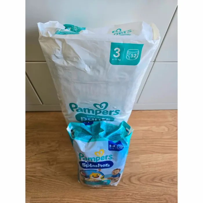 Lot couches Pampers neuf, taille 3-4 - photo numéro 2