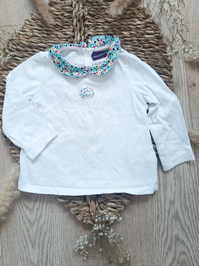 T-shirt manches longues 9 mois sergent major