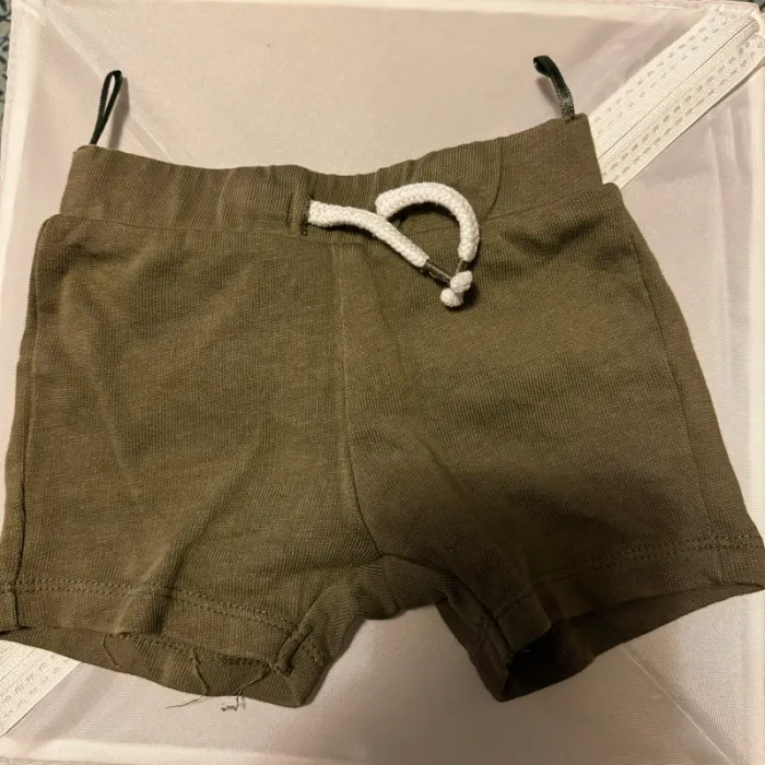 Short coton kaki