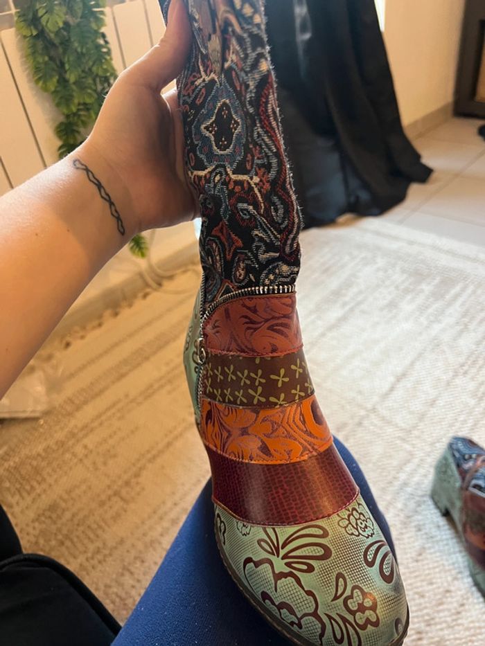 Botte à talon neuf Taille 37 - photo numéro 9