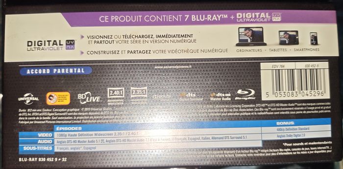 Bluray Fast & Furious 1 à 8 - photo numéro 4