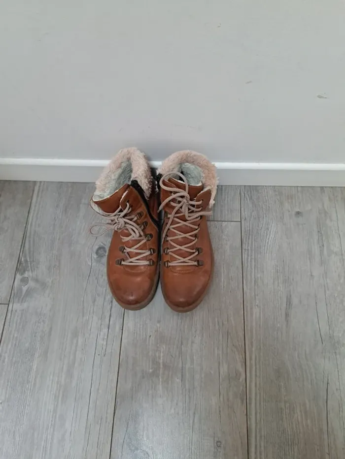 Bottines fourrées