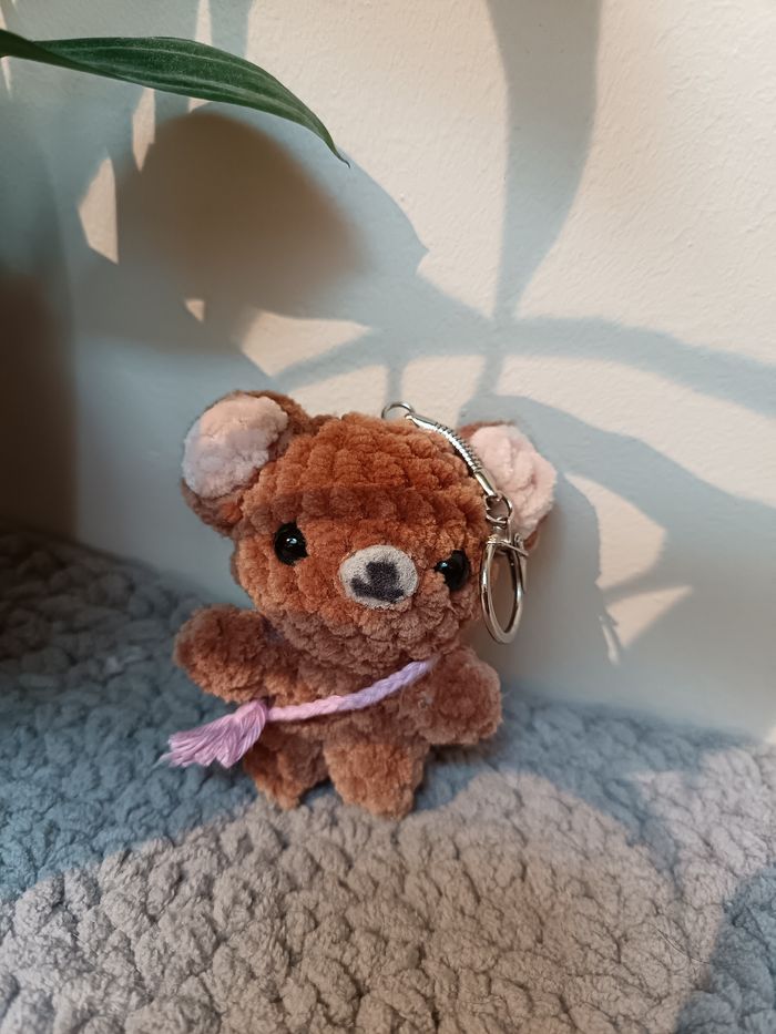 Porte clé - petit ours au crochet - photo numéro 5