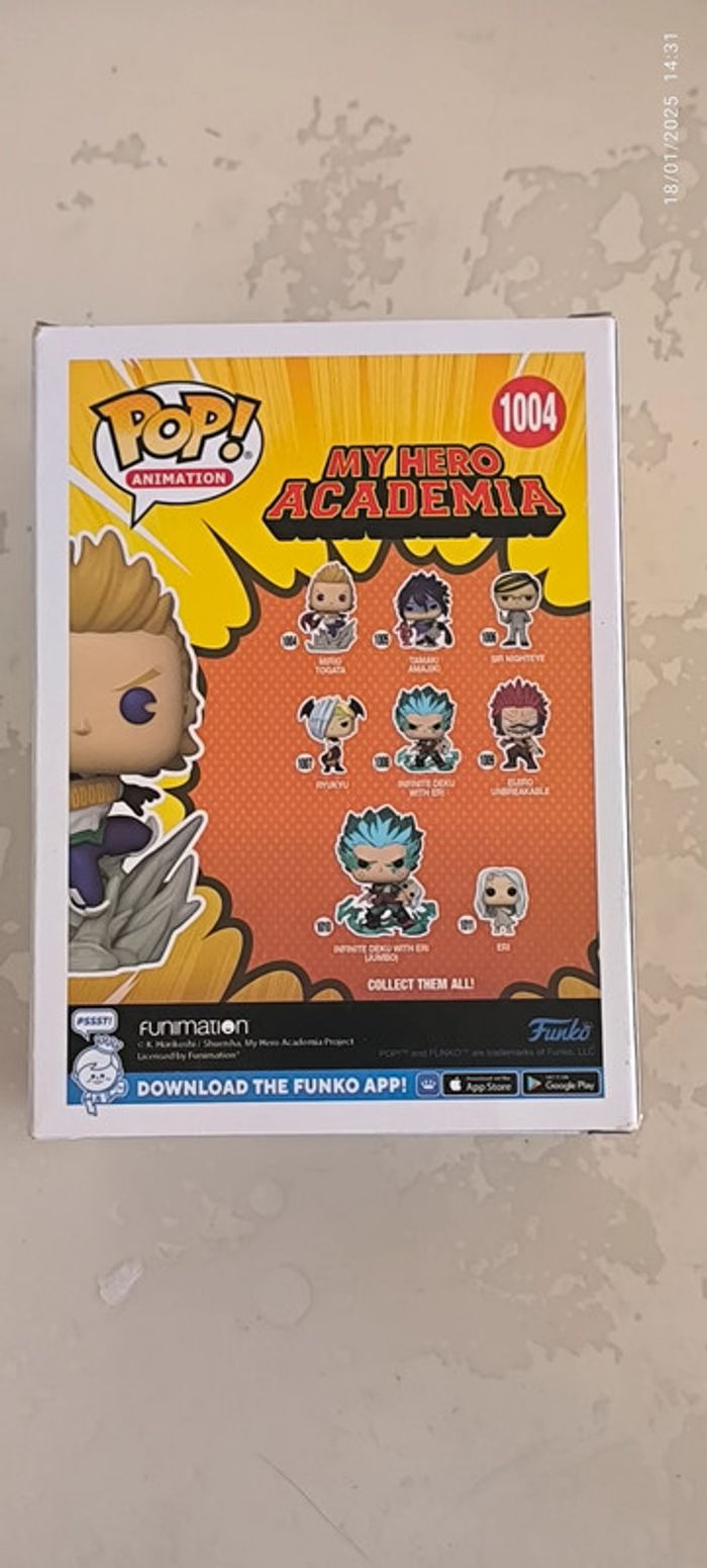 Funko Pop! Mirio Togata 1004 - photo numéro 3