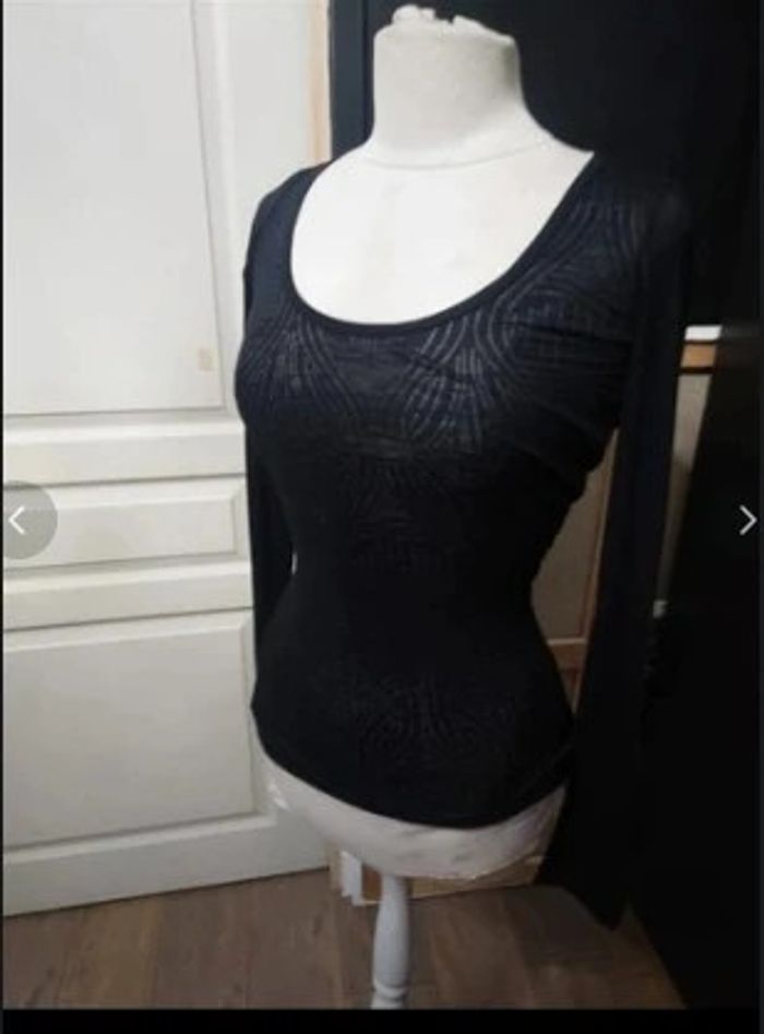 Top t shirt Herrlicher noir neuf t S 36