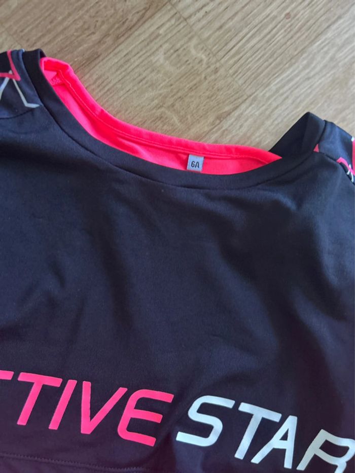 Haut gym sport wear fille 6ans neuf - photo numéro 2