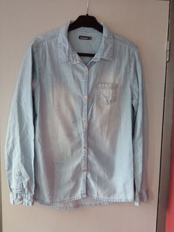 Chemise manches longues jean