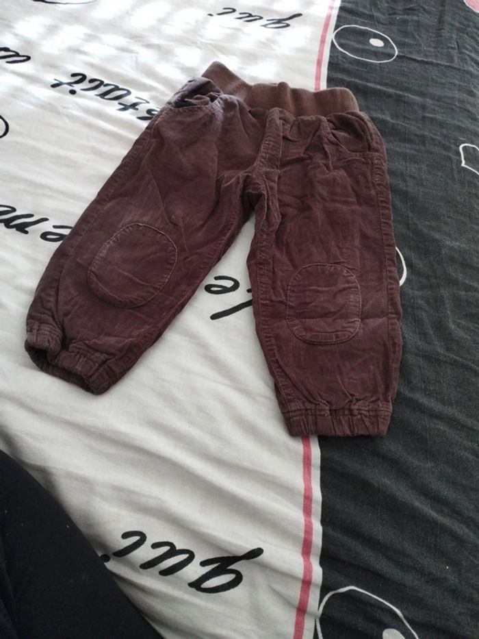 Pantalon velour