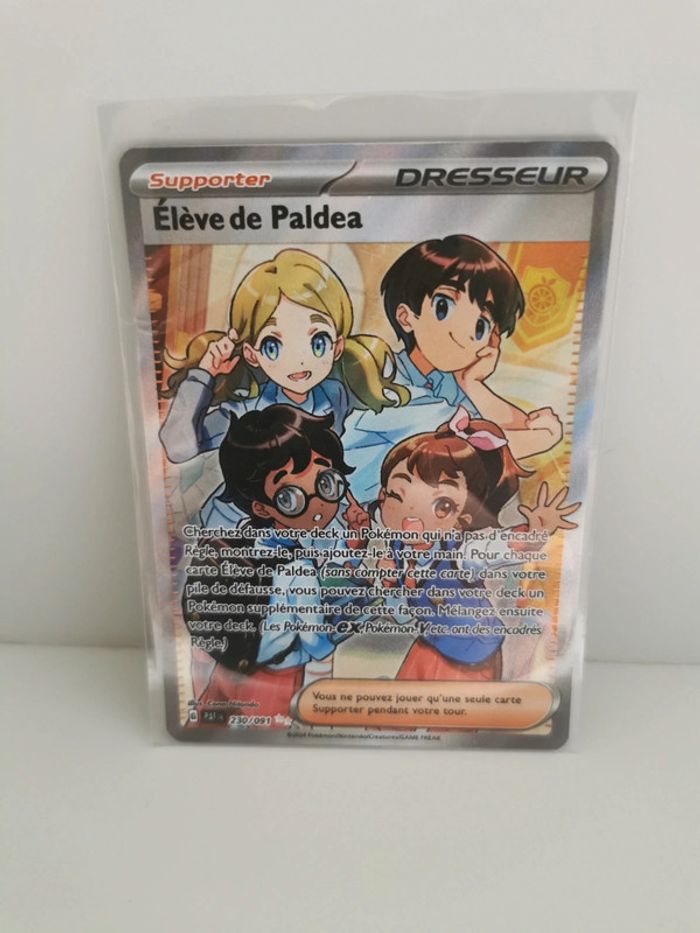 Carte Pokémon Élève de Paldea 230/091 - photo numéro 3