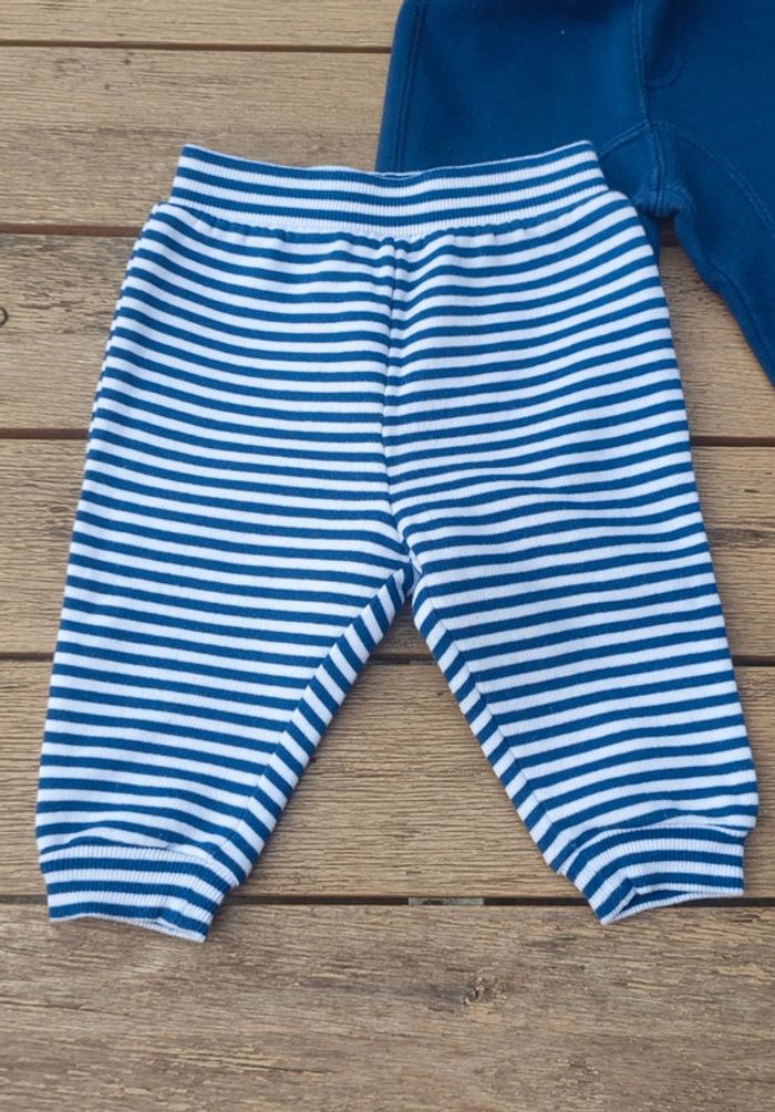 Lot 2 pantalons souples 6mois - photo numéro 2