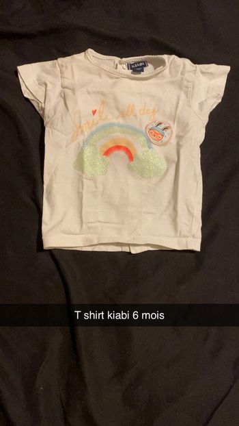 T shirt manche court kiabi 6 mois