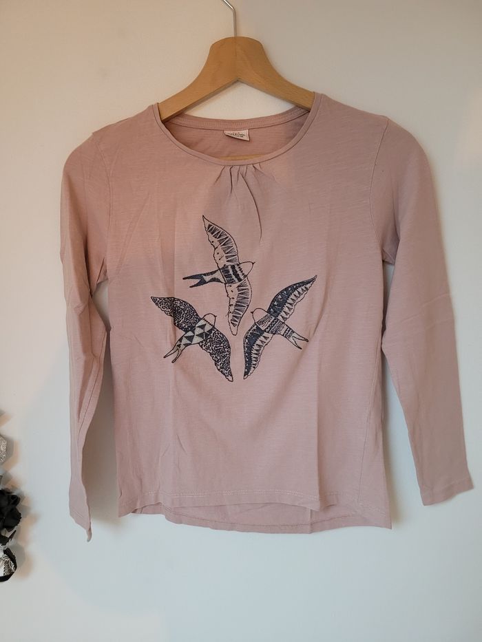 💗 Adorable T-shirt manche longue Tape à l'œil taille 14 ans - photo numéro 2