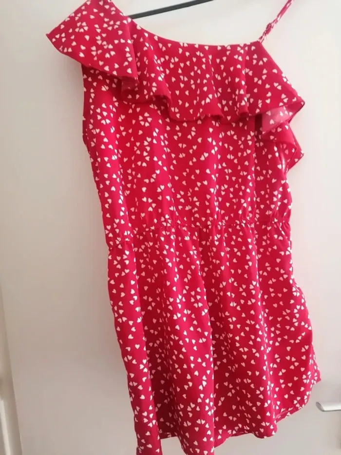 Combi short motif cœur fille taille 11-12ans - photo numéro 7
