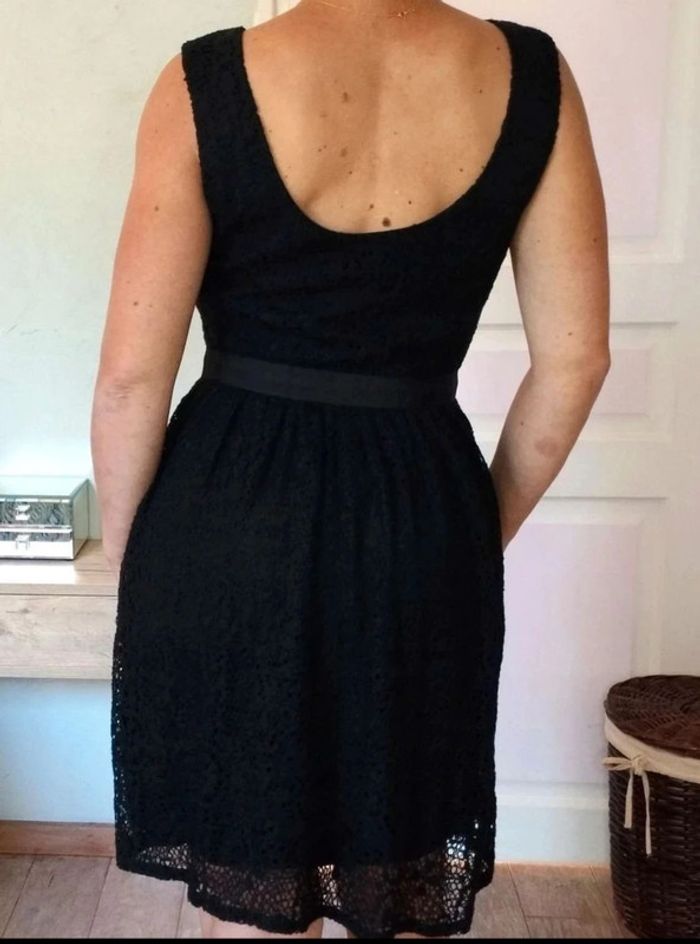 Robe dentelle noire - Camaïeu - 36 - Parfait état