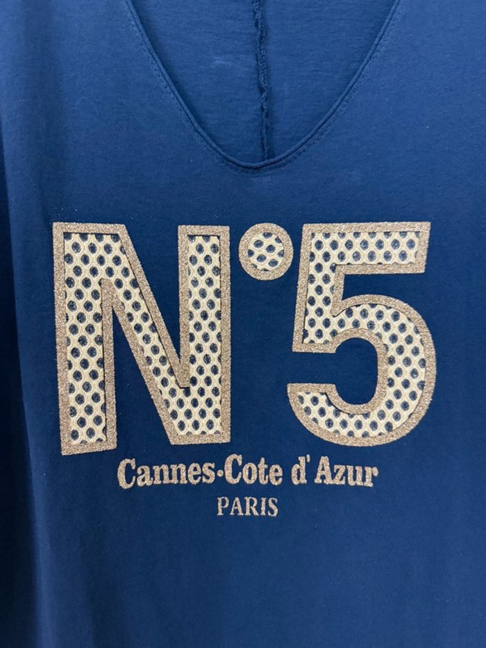 t-shirt n•5 cannes cote d'azur - photo numéro 2