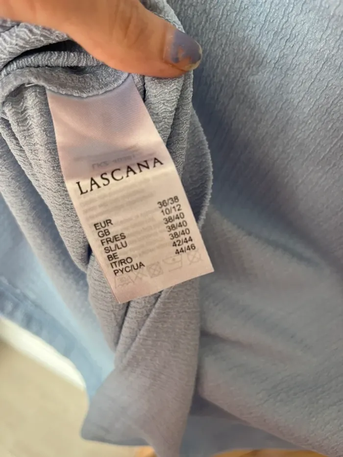 Haut bleu clair 3/4 manches Lascana T36/38 très bon état - photo numéro 7