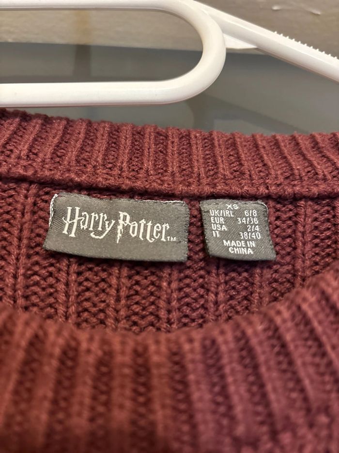 Superbe pull maille XS Harry Potter idéal rentrée scolaire - photo numéro 5