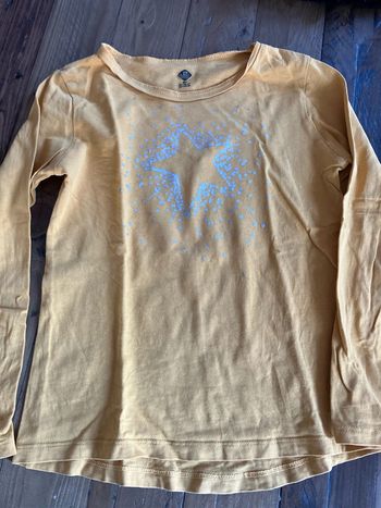 T-shirt manches longues jaune