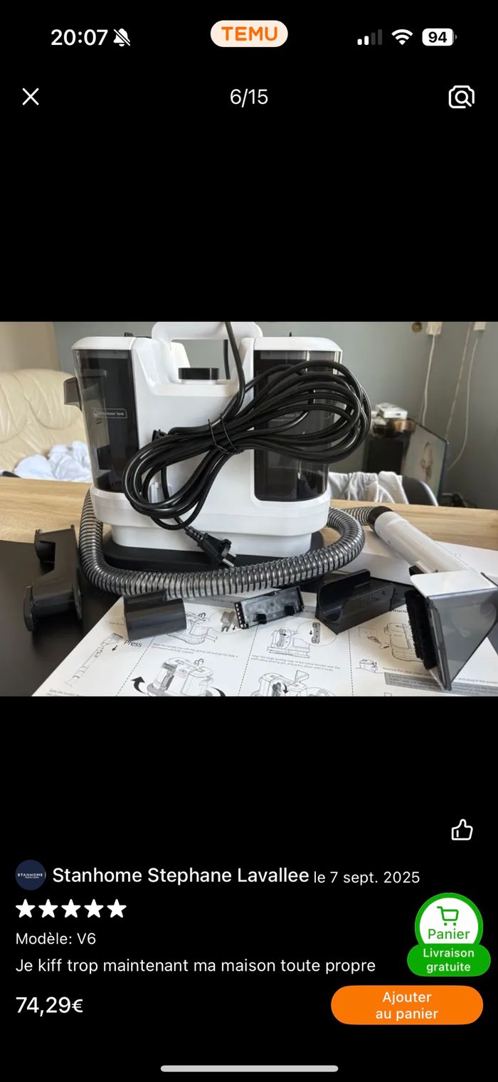Machine a nettoyages de taches - photo numéro 3