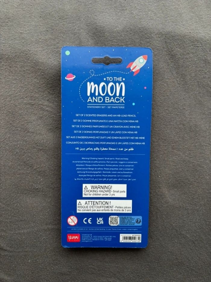 Lot stylos gomme astronaute - photo numéro 2