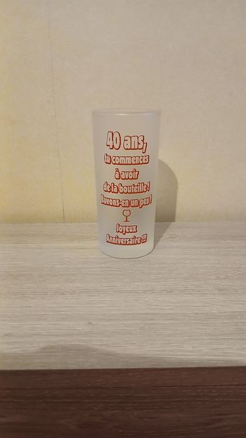 Verre 40 ans