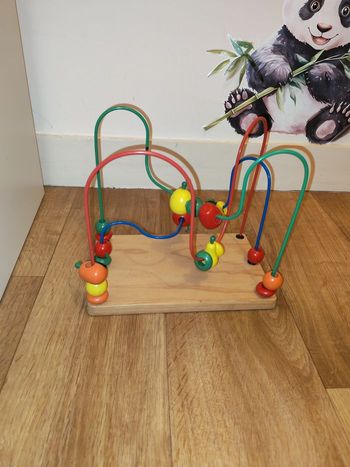 Jeu boulier en bois enfant 