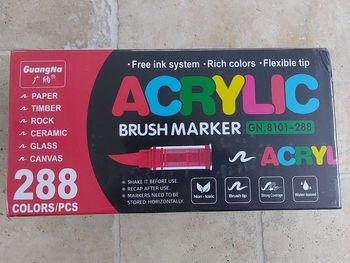 Boite 288 feutres GuangNa brush marker NEUVE sous blister