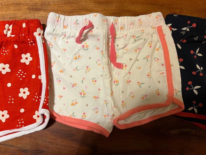 Lot short fille 12 mois - photo numéro 5