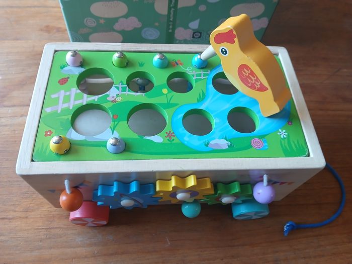 Jeu d'éveil en bois - photo numéro 4