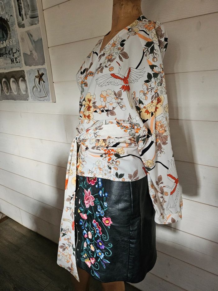 Chemisier cache coeur T38-40 - photo numéro 2