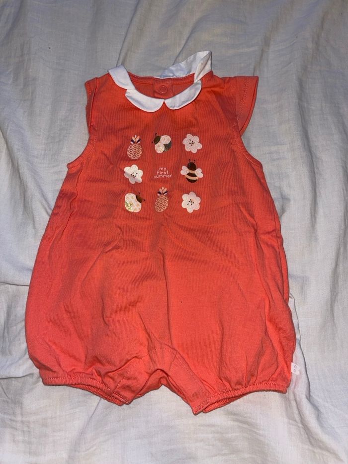 Lots de 6 barboteuses et 1 combi short 3 mois - photo numéro 7