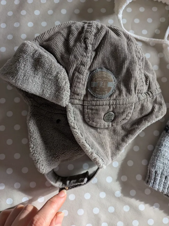 Lot de 3 bonnets bébé - photo numéro 2