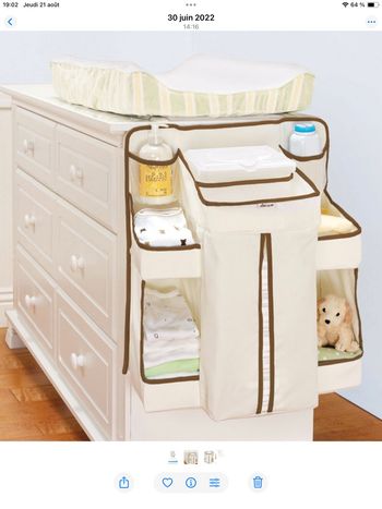 Organiser table à langer Munchkin