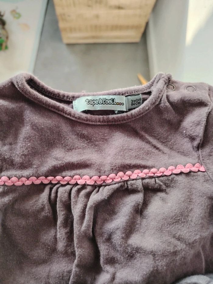 Lot 6 t-shirt manches longues 3 mois - photo numéro 2