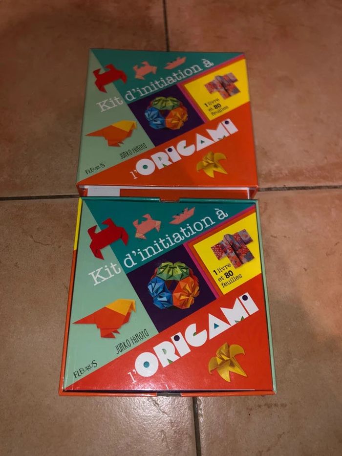 Kit d initiation à l origami en tbe à 6 euros