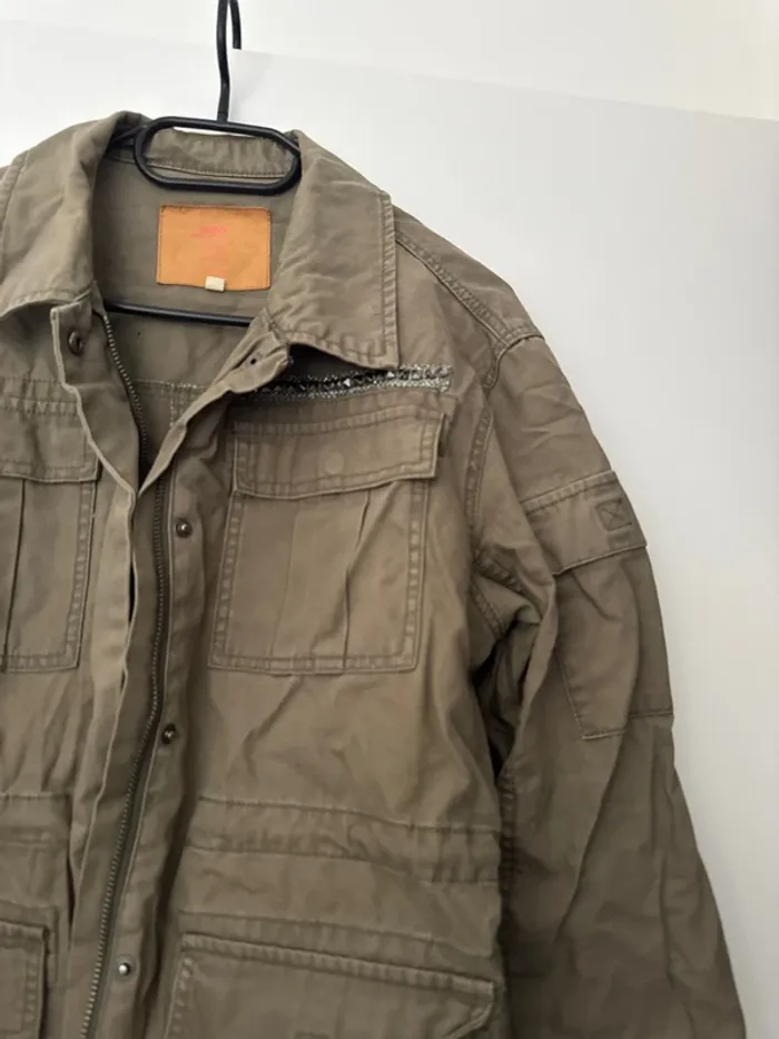 Veste Only type militaire oversize verte - photo numéro 2