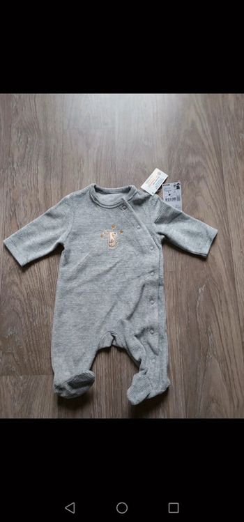 Pyjama mixte 1 mois