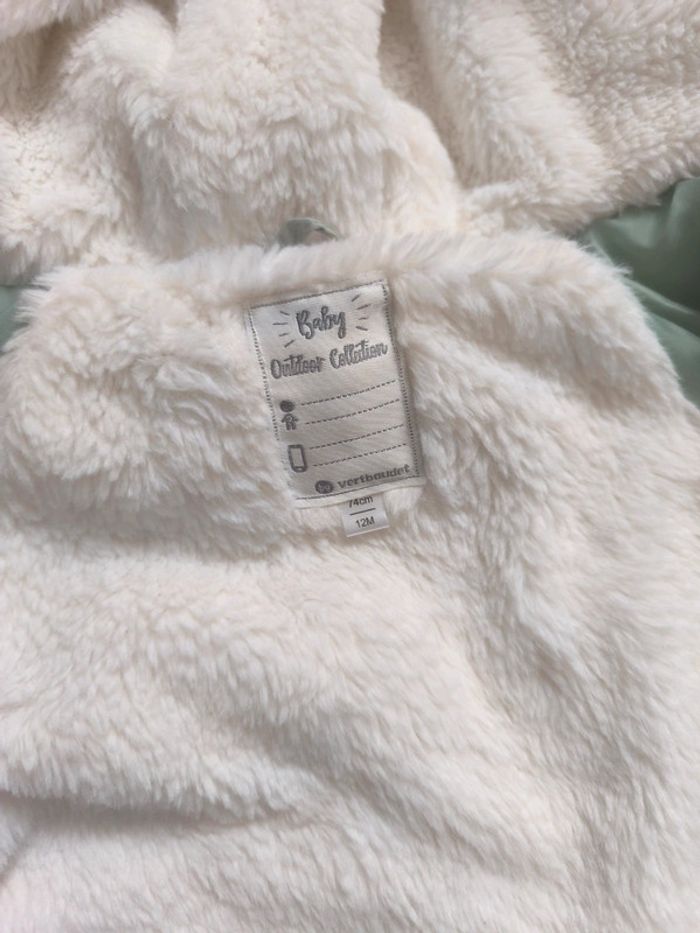 Doudoune d'hiver capuche Verbaudet 12 mois - photo numéro 2