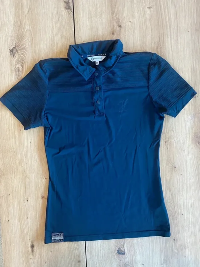 Polo Harcour  – Taille  XS –  Bleu  Marine  – Très Bon État