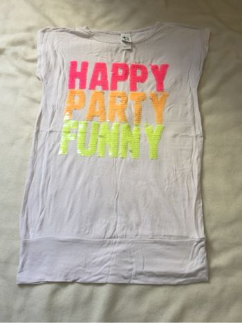 T-shirt happy party funny 12 ans C&A