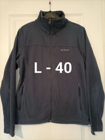 Gilet polaire ski L bleu marine homme Colombia