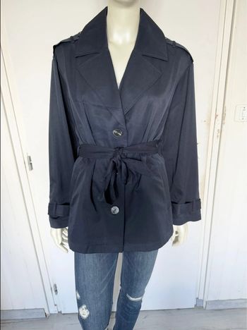 Trench-coat court ONLY – Taille L – bleu marine – Neuf avec étiquette